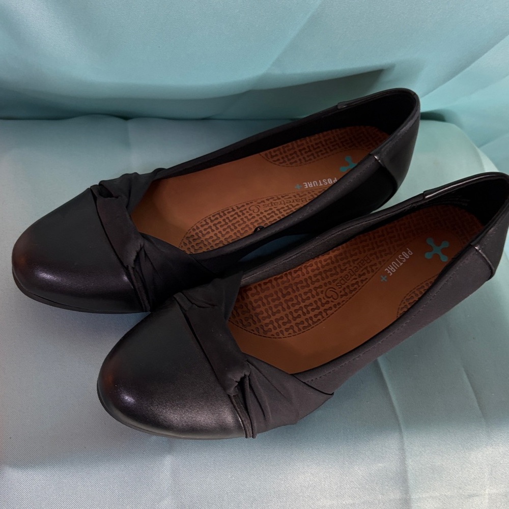 Baretraps Posture Plus Nima Flats Black sz 8 - Picture 3 of 8